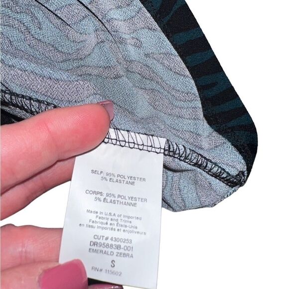 NWT All In Favor Zebra Print Dress - Picture 6 of 11